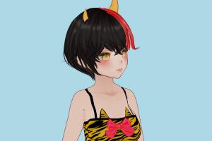 VRM Girl vrm, vrm models, vrchat, booth, female, girl, hentai, characters, animated, rigged